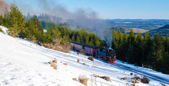 brockenbahn schnee winter hsb